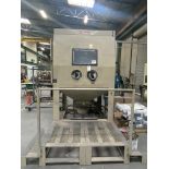 Media Blast & Abrasive Power Peen Direct Pressure Blast Cabinet, Size 4848 | Increased 48” Cabin