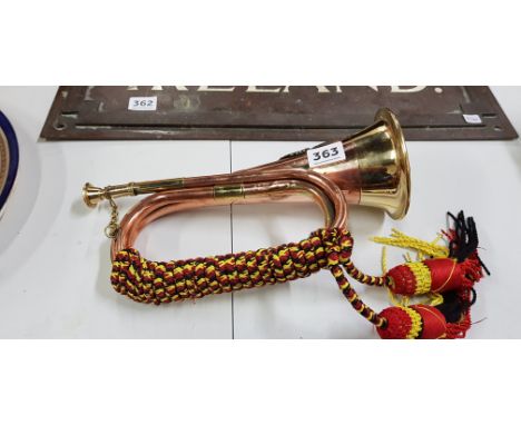 MILITARY BRASS BUGLE
