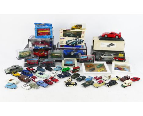 Collection of Boxed &amp; Unboxed Toy &amp; Model Cars including Corgi Chipperfields, Corgi, Burago, Maisto, Solido, etc. 
