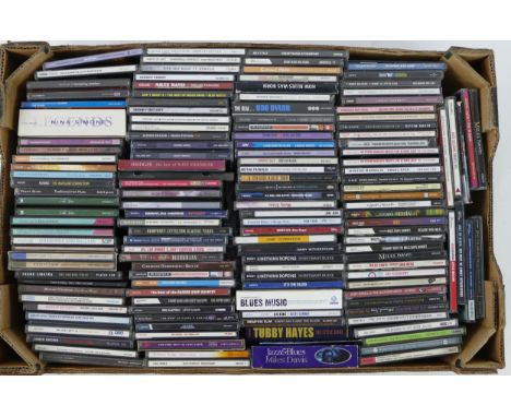 Collection of Jazz and Blues etc. CDs including Miles Davis, Johnny Cash, Nina Simone, Emmylou Harris, Sidney Bechet, Jimmy W