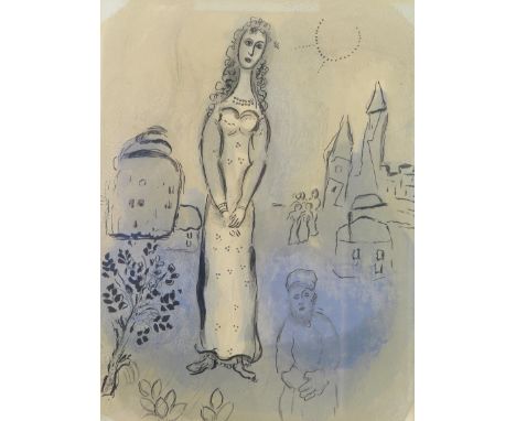 Marc Chagall (1887 - 1985) Russian - French modernist artist, whose varied, often symbolistic, styles included Surrealism and