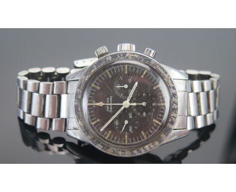 A Rare Omega Speedmaster 'Ed White' Pre-Moon Chronograph Stainless Steel Gent's Chronograph Wristwatch, reference no. ST 105 
