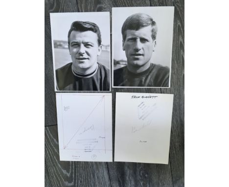 1967 West Ham Football Press Photos: First team and Youth players head and shoulder shots. Newham Recorder press stamps to re