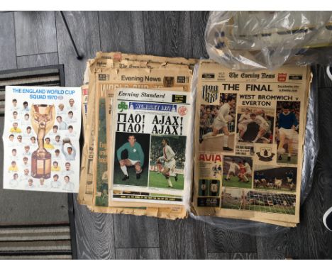 1960s Football Newspapers: Includes World Cup 66 and 70. Many FA Cup Final Newspapers from mid 60s to early 70s. Includes 197