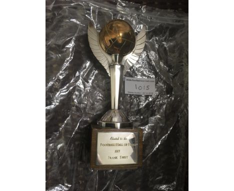 Frank Swift Hall Of Fame Football Trophy: The Hall Of Fame was introduced in 1971 and only 24 were selected Swift being one. 