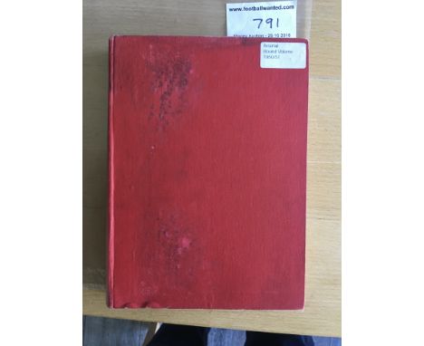 Arsenal 50/51 Bound Volume Of Football Programmes: All first team and reserves plus special matches at Highbury. Includes FA 