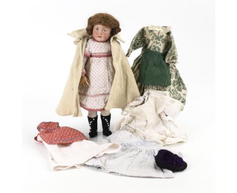 Defekte Charakterpuppe "Mein einziger Liebling - Gretchen"    Kämmer &amp; Reinhardt.        Gemarkt "K &amp; R 114".        