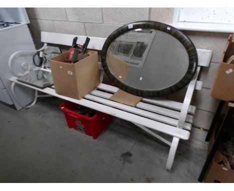 A garden bench