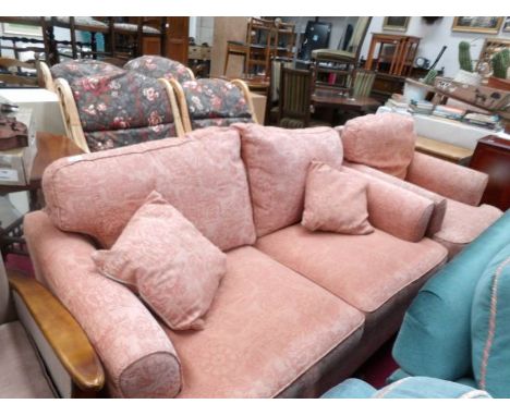 A sofa and matching chair