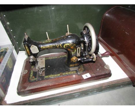 A Vintage Bradbury's VS sewing machine