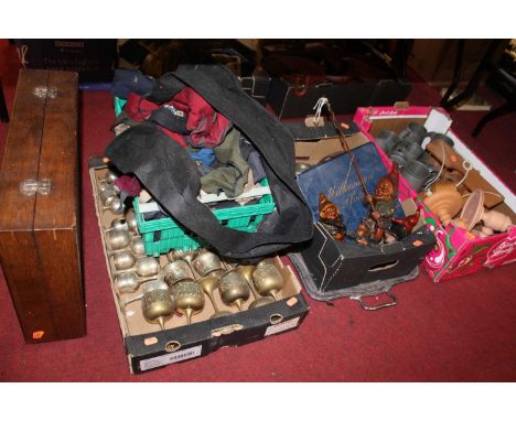 A large collection of miscellaneous items, to include pewter tankards, wooden lamp in the form of a bi-plane, painted garden 