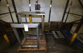 Assorted S/S Tables and Stands (Located in Cooler)