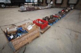 (15) Pallets Assorted Machine Parts including: Ice Cream Machine Parts, Case Conveyor Parts,