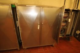 2-Door S/S Storage Cabinet (Located Process Floor)