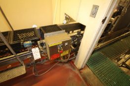 2008 Dairy Conveyor Aprox. 4 ft. L All S/S Case Positioner with Allen Bradley MicroLogix 1000 PLC (