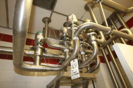 Tri-Clover Air Valve Cluster, 761 and 361 Series (Located Near Break Room)