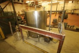 Milk Dump System with 400 Gal. S/S Tank, (Aprox. 50 inch W x 49 inch H), Includes APC Air Valve,