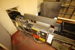 2008 Dairy Conveyor Aprox. 4 ft. L All S/S Case Positioner with Allen Bradley MicroLogix 1000 PLC (