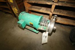 Tri-Clover 5 hp Centrifugal Pump with 2