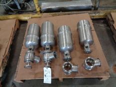APV 3 inch Air Valves (Note: (4) Missing Bottoms and (2) Missing Stems)