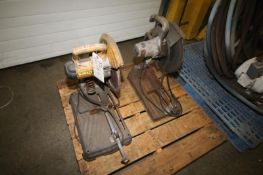 Dewalt and Milwaukee Chop Saws  (Located in Cooler)
