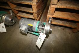 Tri-Clover 1.5 hp Centrifugal Pump with 2