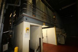 Aprox. 14 ft. W x 29 ft. L Mezzanine Platform with Steel Deck Floor, All Bolted Steel Constructed