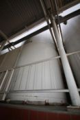 Crepaco/APV 40,000 Gal. Jacketed S/S Silos, S/N 3503, with Tri-Clover Air Valves, Air Agitation,
