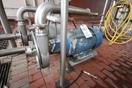 Fristam 15 hp Centrifugal Pump, Model FPX3551-250, S/N 355173476 with 3