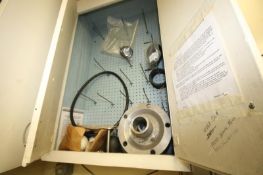 Contents of Cabinets including: Pump Parts, Gaskets, Tank Valve Parts