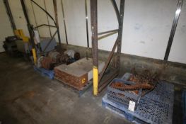 (3) Case Drives with Control Panel and Bin including Chain Located on (3) Pallets (Located in