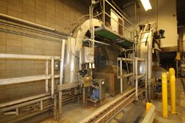 Dairy Conveyor All S/S Top Out Destacker, S/N 718 with Waste Chute and Case Drive