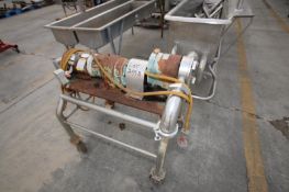 Tri-Clover 2 hp Positive Displacement Pump, Model PRZ250T-U-UH4-S-L, S/N517986-01 with 3” Threaded