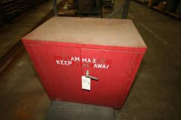 Flammable Cabinet (Located in Cooler)