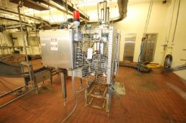 Dairy Conveyor Hydraulic Drop Caser with Allen Bradley SLC 5/01 PLC Controls