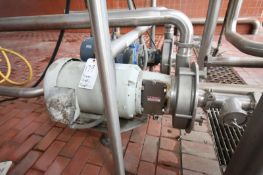 Fristam 15 hp Centrifugal Pump, Model FPR3551-250, S/N 0712006 with 3