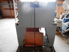 Electric Shrink Tunnel, Temp and Speed Control, Roller Style Belt Conveyor, 110 Volt, Single