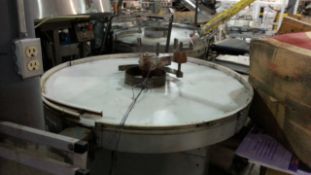 Heavy Duty Steel Accumulation Table, Approx 4' Diameter (Located in Iowa)****RIGGING FEE $35****