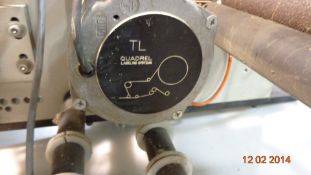 Quadrel Labeling Systems label applicator runs on 110V  ($45 to palletize and load)LOCATED IN IOWA