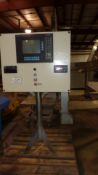 Control Box on Pedestal with Allen Bradley Panel View Terminal and Two Hardy Instrument