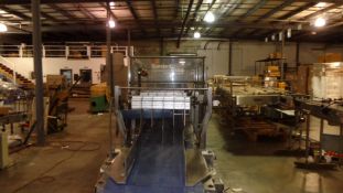 Standard Knapp Feed Through Shrink Wrap Application System with 2-Position Plastic Dome Feed