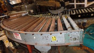 Hydrol Heavy Duty Powered Roller Conveyor 90 degree Curved ($125 to remove and Load) LOCATED IN IOWA