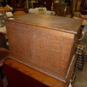 A oak storage box