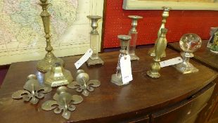 A collection of various candlesticks