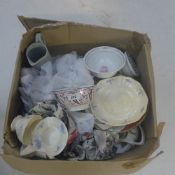 A large collection C19th English porcelain plates including lustre wares, blue and white and