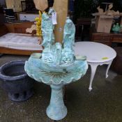 A faux marble fountain- Fontaine de Provence