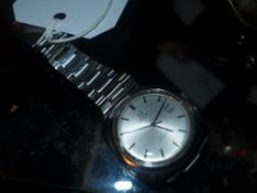 An Omega De Ville automatic gents wristwatch in working order