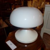 A 1960's designer table lamp with opaque shade