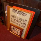 Three broadway musical posters including Duke Ellingtons Sophisticated Ladies, A Chorus Line, and