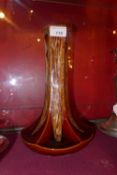 A c1960s West German vase of faceted form.